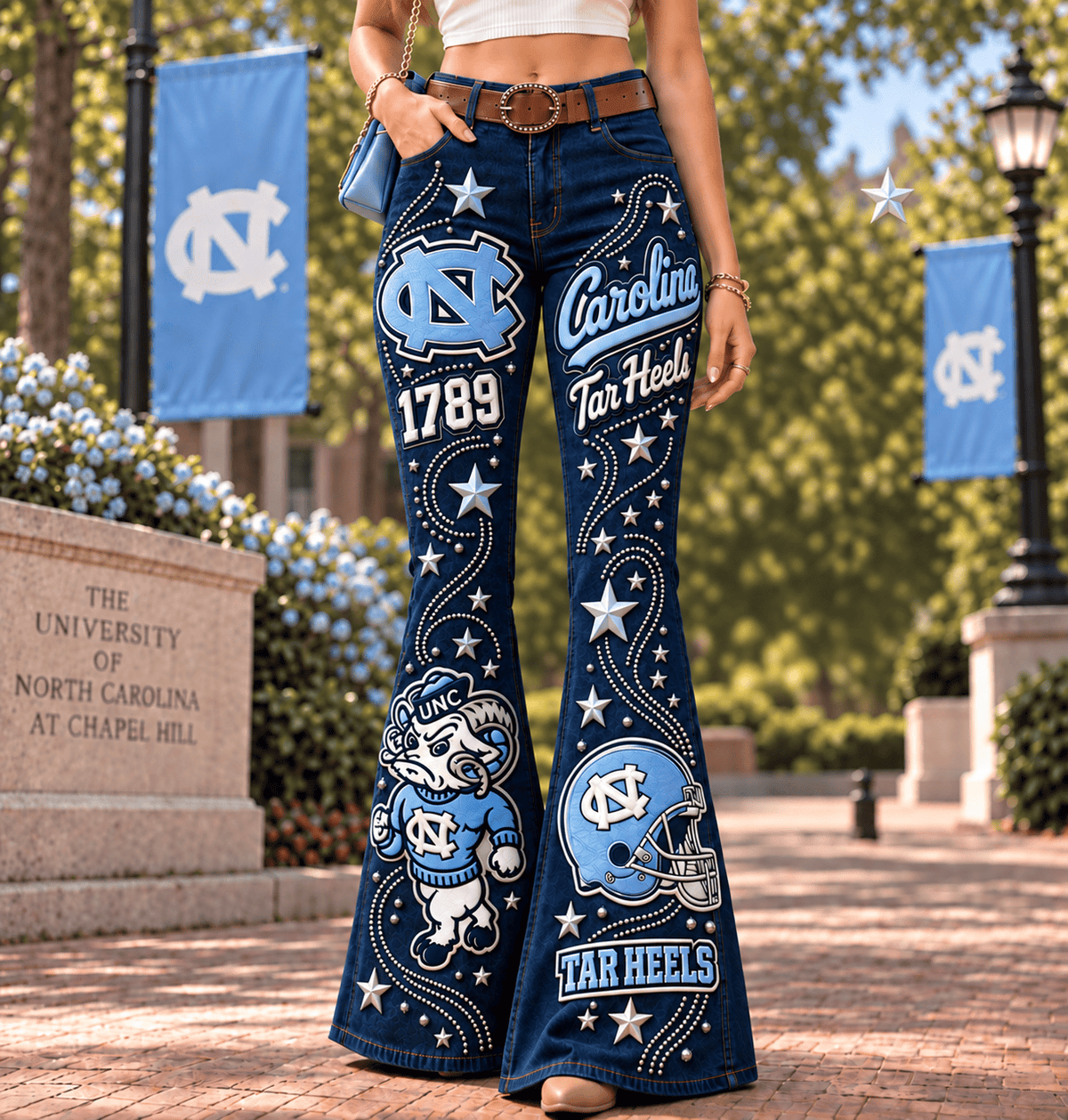 Premium UNC Flared Jeans TTMH