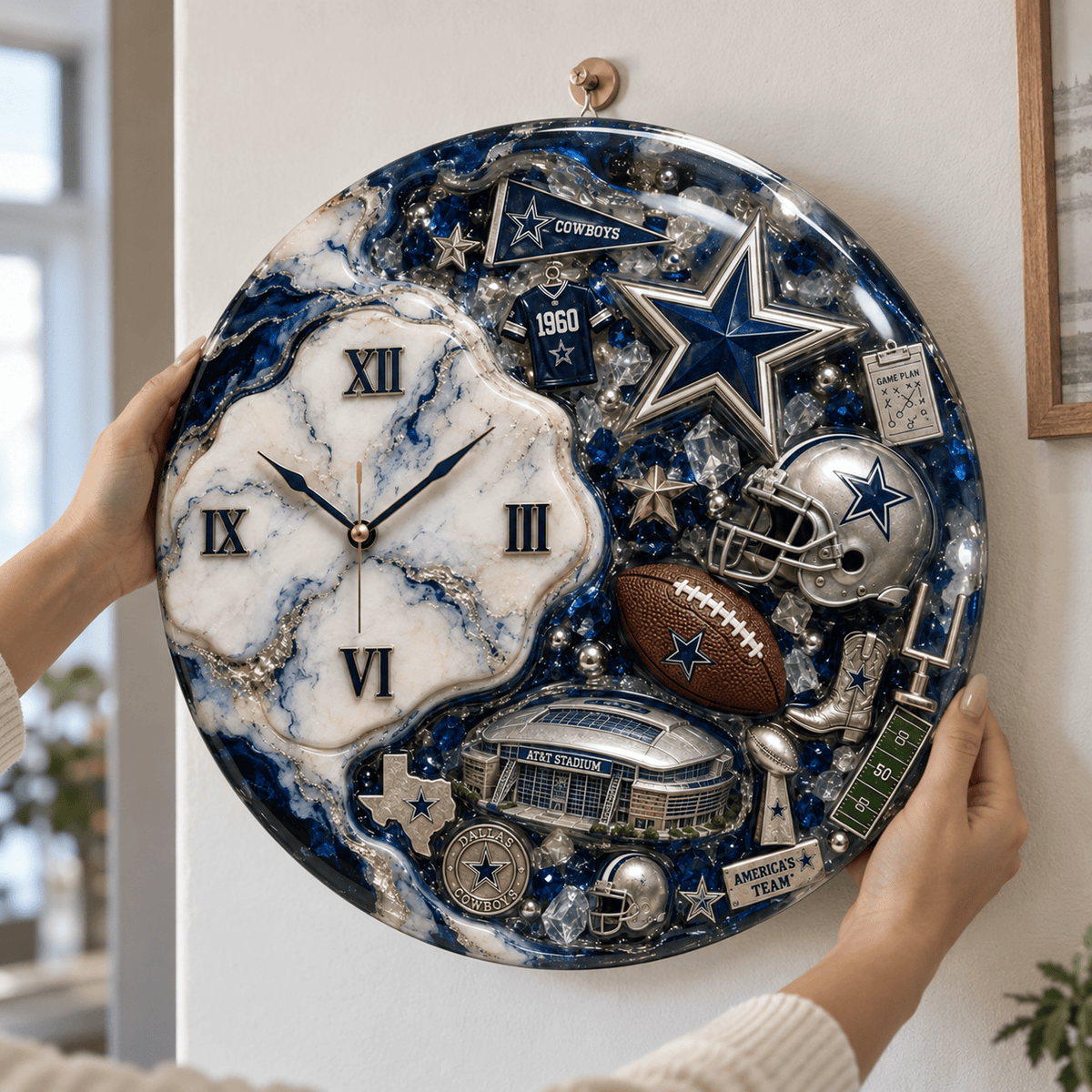 Premium DLCB Statement 3D Decorative Wall Clock DNBN