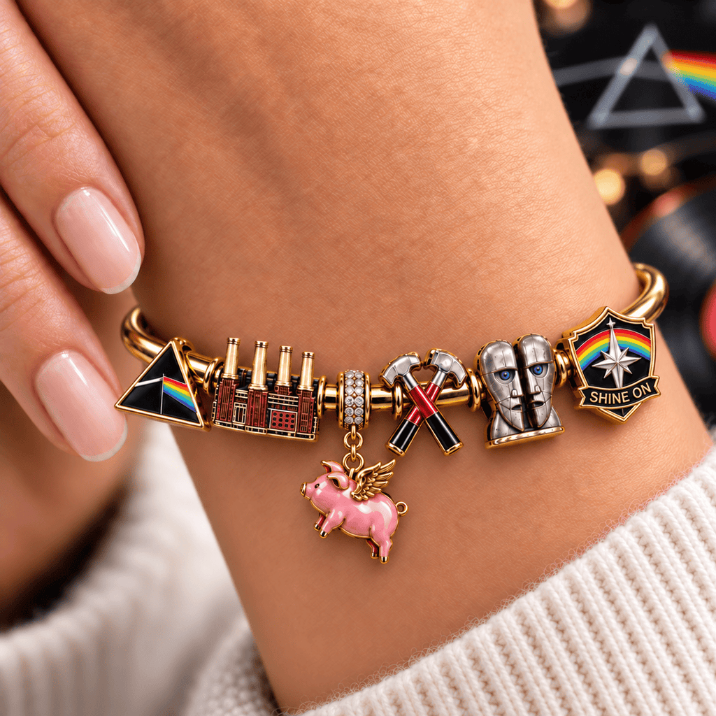 PFD Silver Charm Bracelet Set NTVA