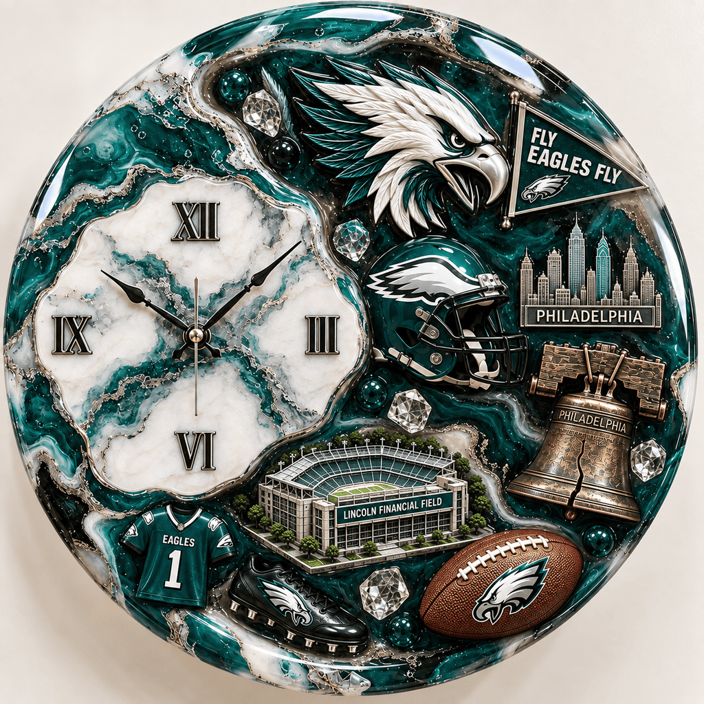 Premium PLDE Statement 3D Decorative Wall Clock DNBN