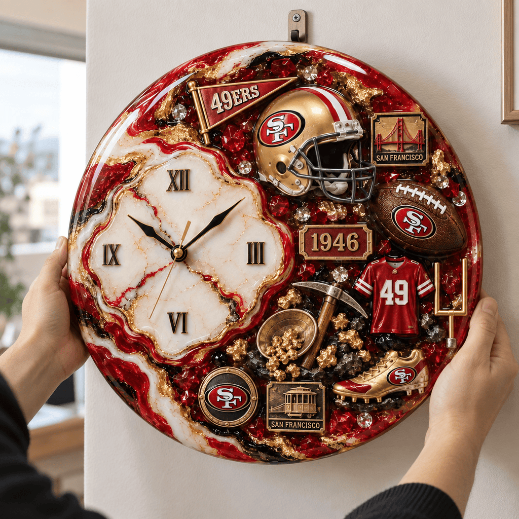 Premium SF49 Statement 3D Decorative Wall Clock DNBN