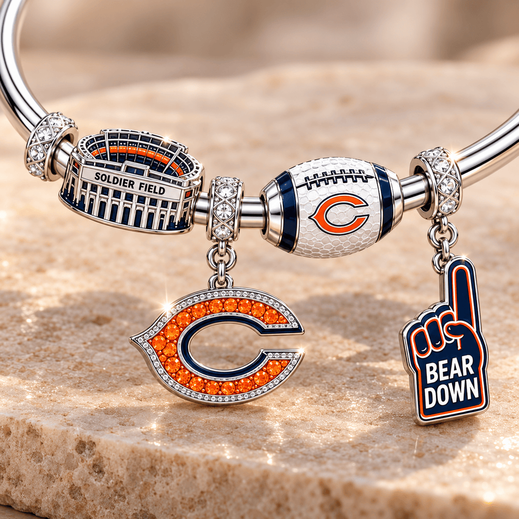 CCB Silver Charm Bracelet Set TMH