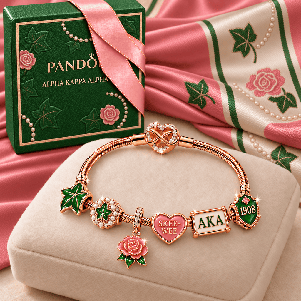 AKA Rose Gold Charm Bracelet Set TTTT