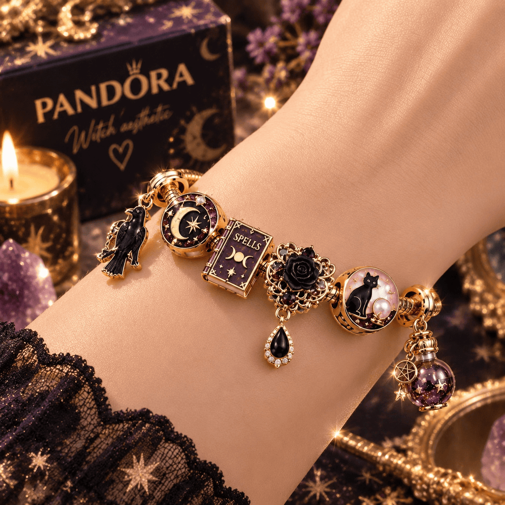 WAE Gold Charm Bracelet Set TTN