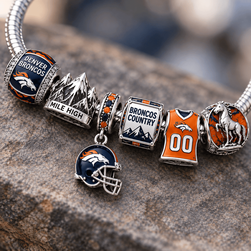 DVBC Silver Charm Bracelet Set PTT