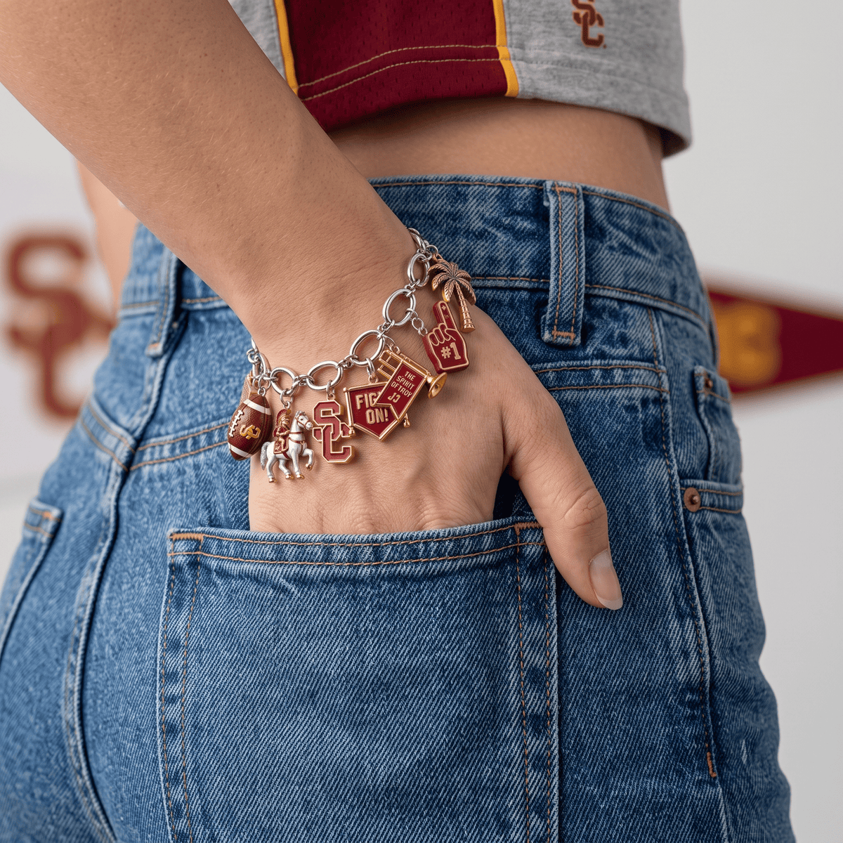 Premium USC Chapters Charm Bracelet TNSM